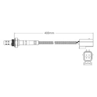 Post-Cat oxygen sensor for Land Rover Freelander Series 1 18K 4-Cyl 1.8 96-98