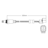 Pre-Cat oxygen sensor for Honda Integra Type-S K20Z1 4-Cyl 2.0 44352