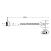 Pre-Cat oxygen sensor for Nissan Maxima A33 VQ30DE 6-Cyl 3.0 10/99 on