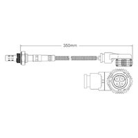 Pre-Cat oxygen sensor for Mercedes Benz 400 W140 M119.971 V8 4.2 2/91-9/95