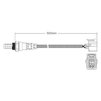 Post-Cat Left oxygen sensor for Mercedes Benz CLS350 W219 M272.964 6-Cyl 3.5 6/04-6/06