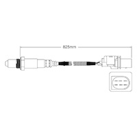 Pre-Cat left oxygen sensor for Mercedes Benz E500 W211 M273.960 V8 5.5 4/06 on