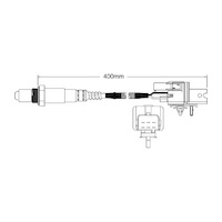 Pre-Cat oxygen sensor for Subaru Impreza G11 (GD / GH) EJ161 4-Cyl 1.6 4/00-7/01