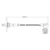 Pre-Cat oxygen sensor for Toyota Supra MA70 7M-GTE 6-Cyl 3.0 Turbo 8/90-5/93