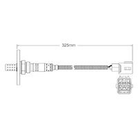 Pre-Cat oxygen sensor for Toyota MR2 SW20 3S-GTE 4-Cyl 2.0 Turbo 1/90-6/95