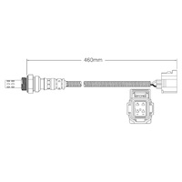 Post-Cat Left oxygen sensor for Jeep Grand Cherokee WH EVA V8 4.7 06/05-7/08