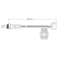 Post-Cat Left oxygen sensor for Jeep Cherokee EKG 6-Cyl 3.7 