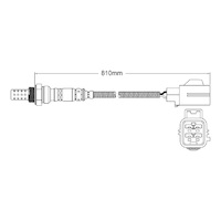 Post-Cat oxygen sensor for Volvo S70 B5244S2 5-Cyl 2.4 2000