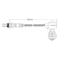 Post-Cat Left oxygen sensor for Jaguar XK X150 V8 3.5 
