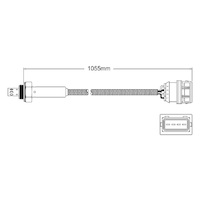Pre-Cat oxygen sensor for Volvo S40 B4204T2 4-Cyl 2.0 Turbo 2000