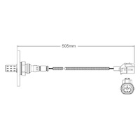 Pre-Cat oxygen sensor for Holden Apollo JM 3VZ-FE 6-Cyl 3.0 4/93-7/95