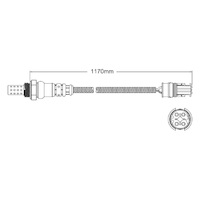 Pre-Cat right oxygen sensor for Mercedes Benz CLK55 AMG W208 M113.984 V8 5.4 5/99-4/02