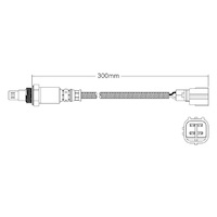 Pre-Cat right oxygen sensor for Subaru Liberty / Outback EZ30D 6-Cyl 3.0 5/03-6/06