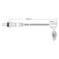Pre-Cat oxygen sensor for Mazda MX5 NB BPD 4-Cyl 1.8 1/98-7/00