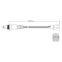 Pre-Cat left oxygen sensor for Lexus GS460 URS190 1UR-FSE V8 4.6 9/07-4/12