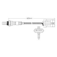 Post-Cat Left oxygen sensor for Holden Statesman WL Gen IV LS2 V8 6.0 