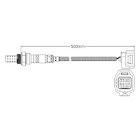 Post-Cat Left oxygen sensor for Jaguar XK X150 V8 3.5 