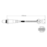 Pre-Cat oxygen sensor for Great Wall SA220 491QE 4-Cyl 2.2 2009 on