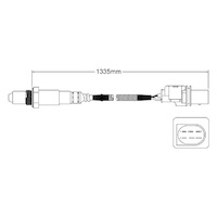 Pre-Cat oxygen sensor for Mercedes Benz E250 CGI W212 M271.860 4-Cyl 1.8 Turbo 4/09 on