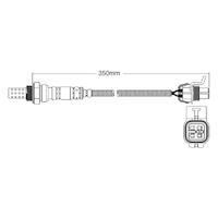 Post-Cat Left oxygen sensor for Holden Commodore VF LS3 V8 6.2 12/15-11/17