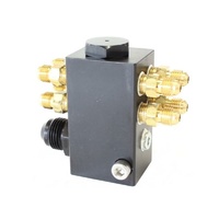 Enderle Hat or Top Port Distribution Block With -8AN Inlet Fitting Suit 8 Port