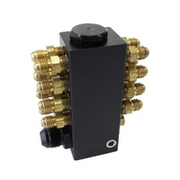 Enderle Port Distribution Block With -8AN Inlet Fitting Suit 16 Port Nozzles