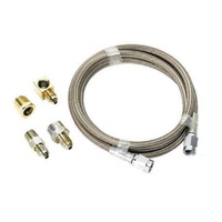 Elite Performance -4 Braided Oil / Fuel Pressure Gauge Braided Line Kit 2 Foot