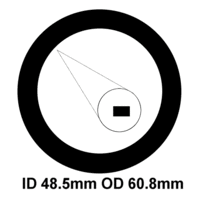 Permaseal exhaust flange gasket for Toyota 1GR-FE 2GR-FE 3.5 4.0 V6 DOHC 24v EFI EPG013