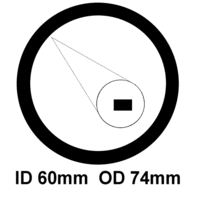 Permaseal exhaust flange gasket for Toyota 1KD-FTV 1KZ-TE 2AZ-FE 2AZ-FXE 2.4 3.0 4Cyl EPG034