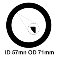 Permaseal exhaust flange gasket for Holden Commodore VE VF 3.0 Alloytec V6 SIDI EPG074