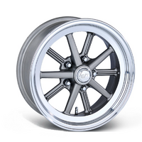 Team Three Wheels 1 Piece E-T Gasser Cast Center Rim 10 Spoke 15" X 6" X 3-3/4" BS With 5 X 4.5" BC