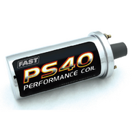 FAST PS20 Ignition Coil Round Canister Style, Nickle Plated Finish