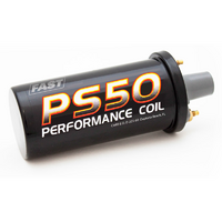FAST PS50 Ignition Coil Round Canister Style, Black Finish