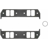 Fel-Pro Printoseal Intake Manifold Gasket Set BB Chev V8 Rectangle Port Open Exhaust Crossover 1.80" x 2.52" .060"