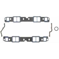 Fel-Pro Gaskets Intake Printoseal Cut to Fit 1.9-2.3 in. x 1.25-1.4 in. Port .060 in. Thick For Chevrolet Small Block Set
