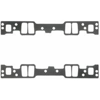 Fel-Pro Gaskets Manifold Intake Composite 2.110 in. x 1.08 in. Port .120 in. Thick For Chevrolet Dual Drilled Set