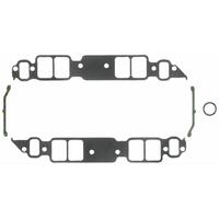 Fel-Pro Gaskets Manifold Intake Composite Rectangle 2.54 in. x 1.82 in. Port .060 in. Thick For Chevrolet 396-454 Set