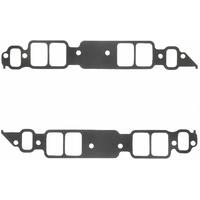 Fel-Pro Gaskets Manifold Intake Composite Rectangle 2.54 in. x 1.82 in. Port .120 in. Thick For Chevrolet 396-454 Set