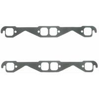 Fel-Pro Exhaust Gaskets Header Steel Core Laminate Square Port For Chevrolet Small Block Set