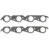 Fel-Pro Exhaust Gaskets Header Steel Core Laminate Round Port For Chevrolet Big Block Set