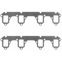 Fel-Pro Exhaust Gaskets Header Steel Core Laminate Rectangular Port For Ford Big Block FE 16-Bolt Set
