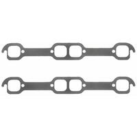 Fel-Pro Exhaust Gaskets Header Steel Core Laminate 18 Degree Port For Chevrolet Small Block 18 Degree Port Set