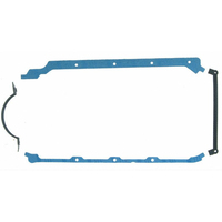 Fel-Pro Oil Pan Gasket Multi-Piece Rubber-Coated Fiber For Chevrolet Big Block Each