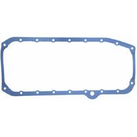 Fel-Pro Oil Pan Gasket 1-Piece Rubber/Steel Core For Chevrolet 267/305/350 Thick Seal Each