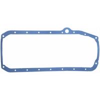 Fel-Pro Oil Pan Gasket 1-Piece Rubber/Steel Core For Chevrolet Thin Front Seal Each