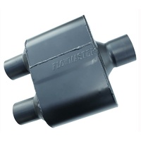 Flowmaster Super 10 Series Muffler Oval 3" Center Inlet/2.5" Dual Offset Outlet