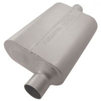 Flowmaster 40 Series Delta Flow Muffler 2-1/4" Offset Inlet/Center Outlet