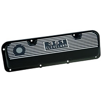 Finned Aluminium Black Wrinkle Valve Covers Suit Ford 302 351 Cleveland V8