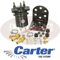Carter Competition Electric Fuel Pump Black 6-9.5 PSI Free Flow 50 GPH 3/8" NPT