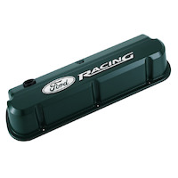For Ford Motorsport Valve Covers Slant-Edge Tall Green For Ford Racing Logo For Ford Mercury Small Block Windsor Pair